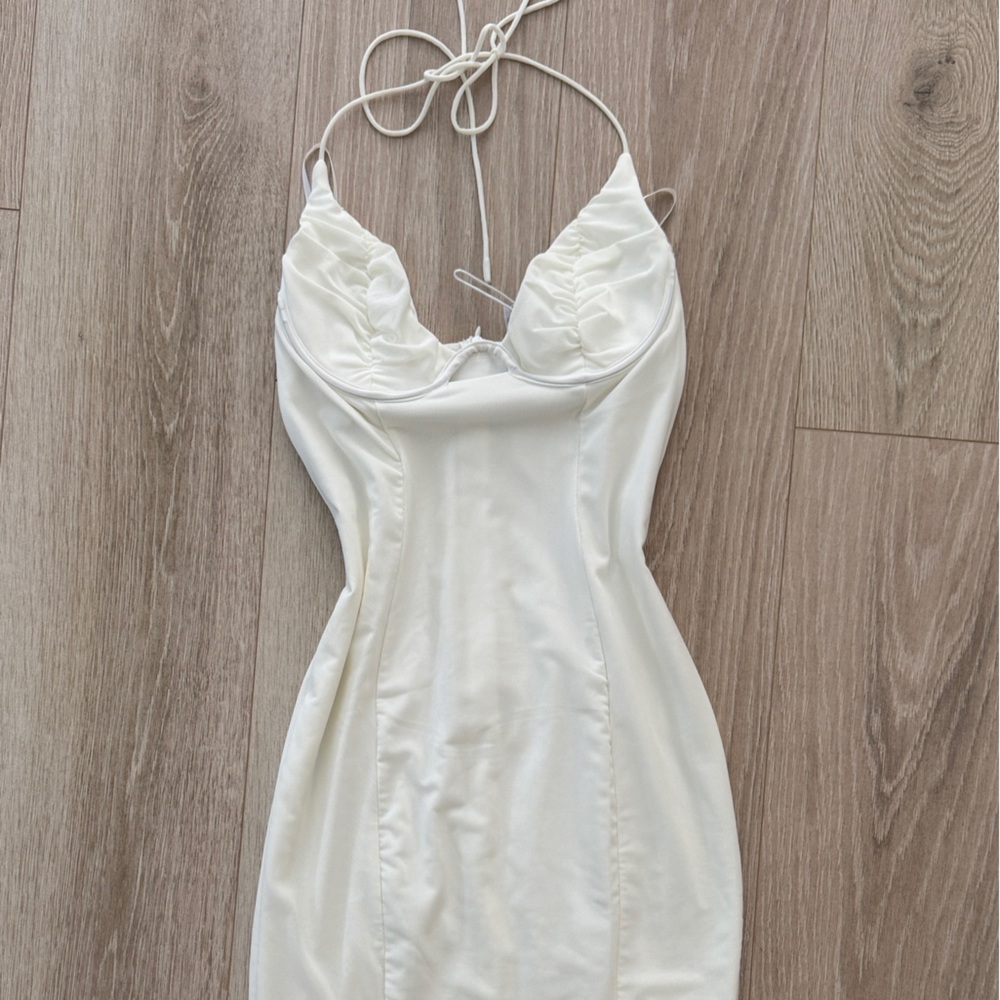 Princess Polly white midi dress NWT